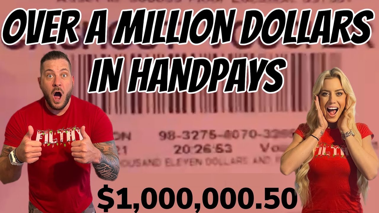 I MADE OVER $1,000,000 DOLLARS IN HANDPAYS IN 2021!!!!!