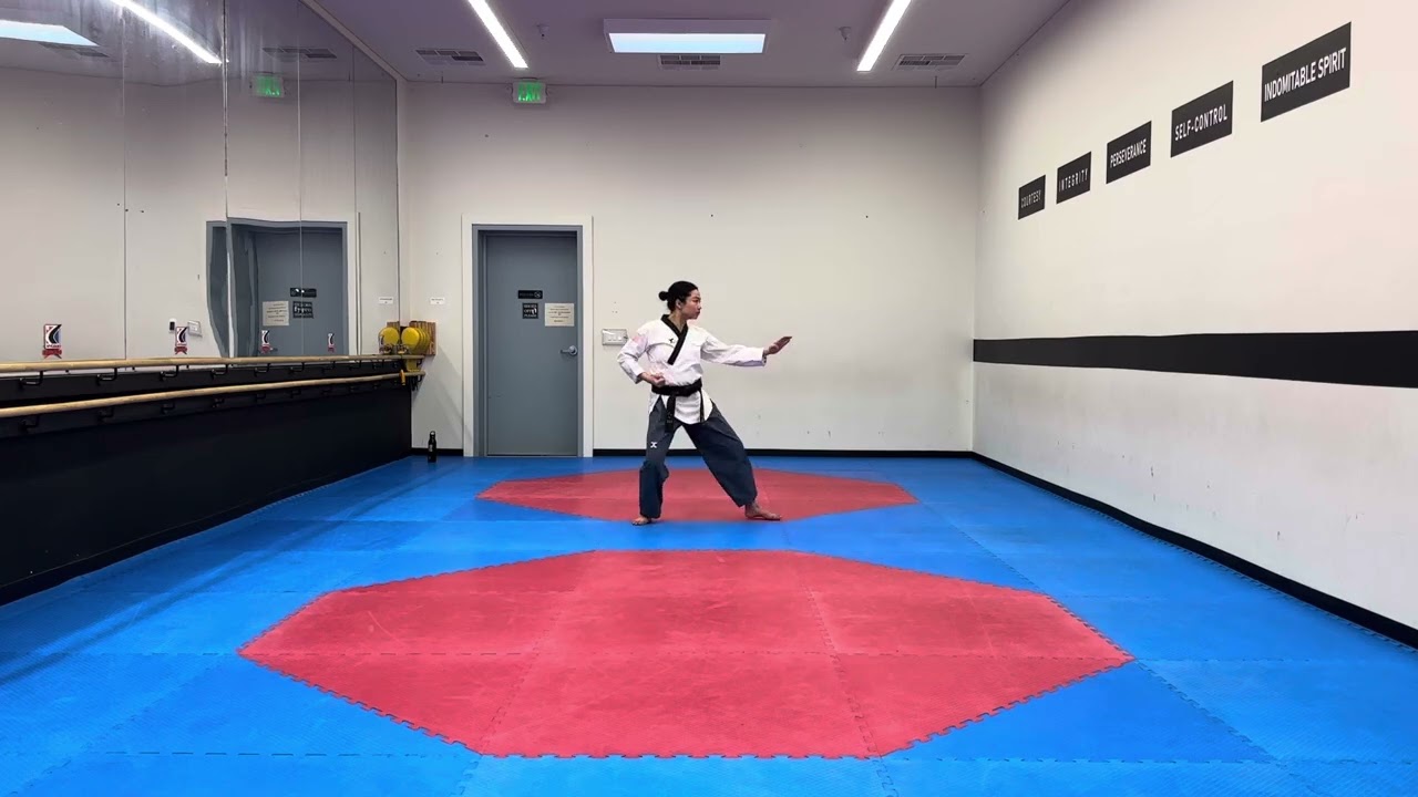 Final – Beatriz Belicena – Dan U40 Female – USA – 2025 Taekwondo Changmookwan Singapore. 