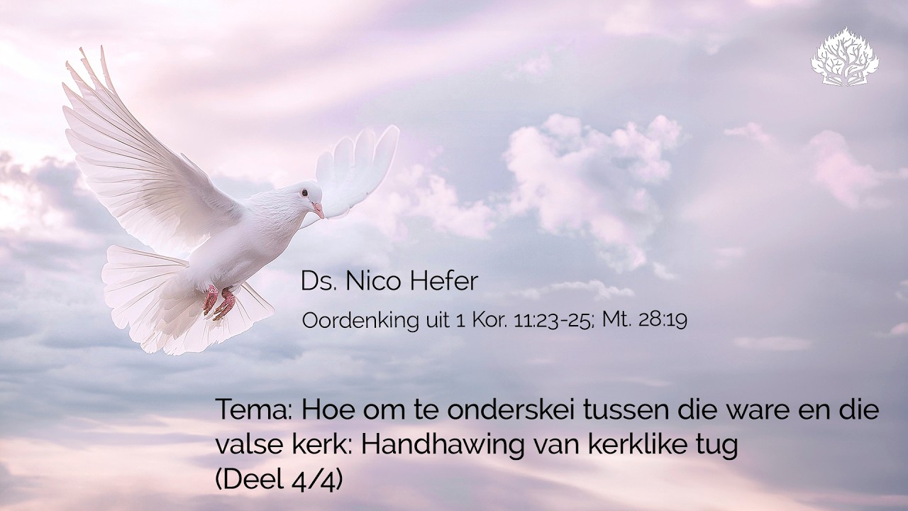 Hoe om te onderskei tussen die ware en die valse kerk: Handhawing van kerklike tug