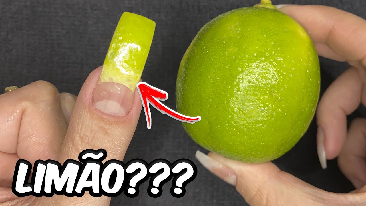ALONGAMENTO DE UNHAS COM LIMÃO ‹ Unhas da Lalá ›