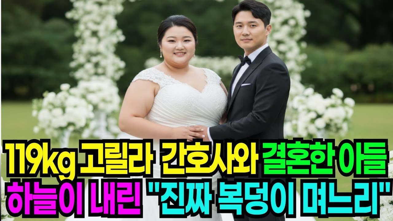 119kg 고릴라 간호사와 결혼한 백수 아들, 1년 뒤 전국 10개 매장 사장님 됐습니다 | 조롱받던 며느리가 우리 가족 살렸어요.복덩이 며느리. 인생이야기 ㅣ복덩이 며느리ㅣ뚱보