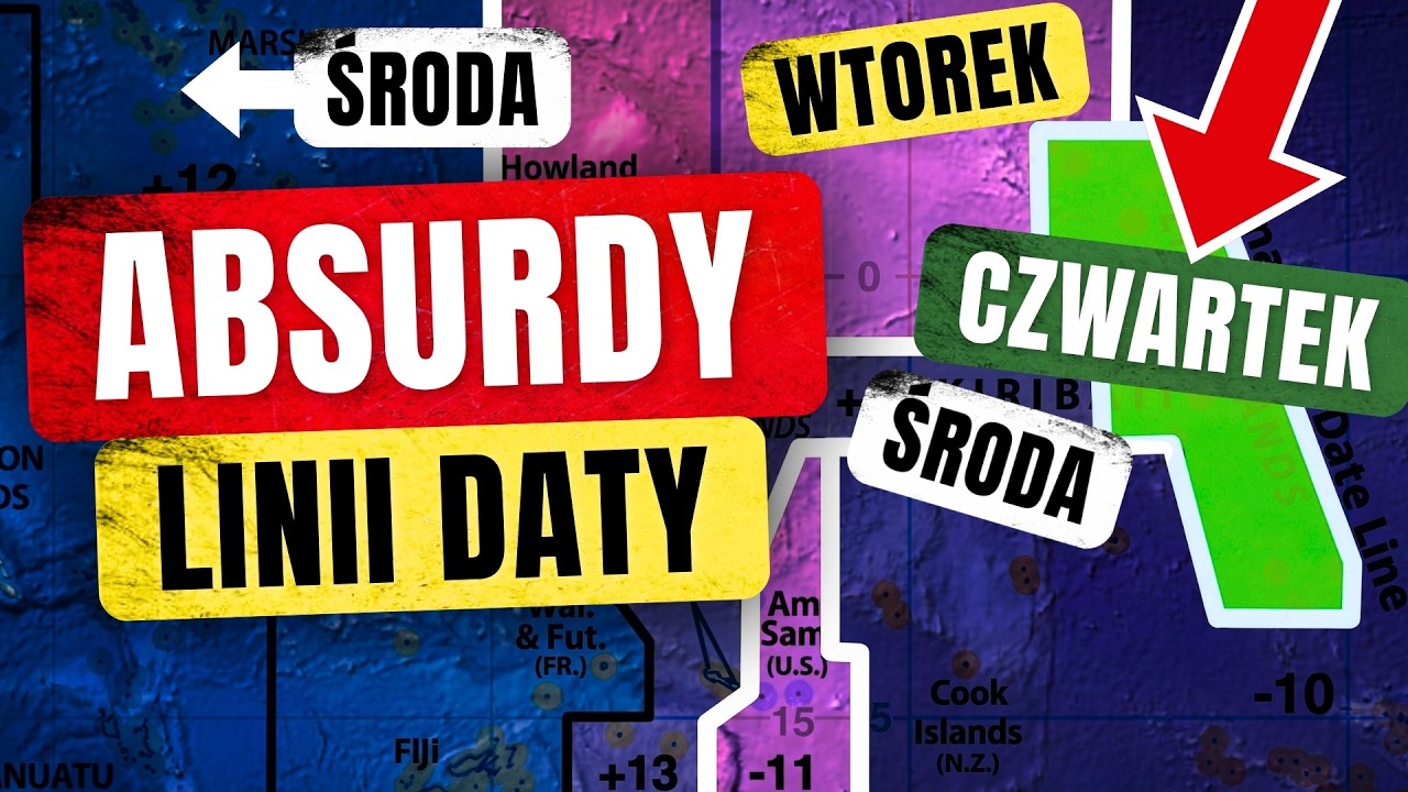 LINIA ZMIANY DATY ◀🌎 Paradoksy, Ciekawostki, Historia