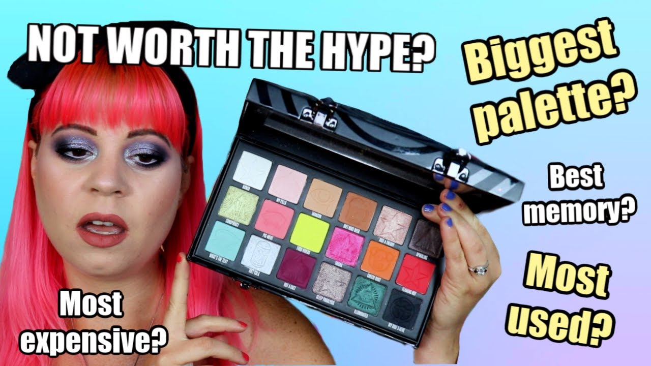 So not worth the hype lol - The eyeshadow palette tag