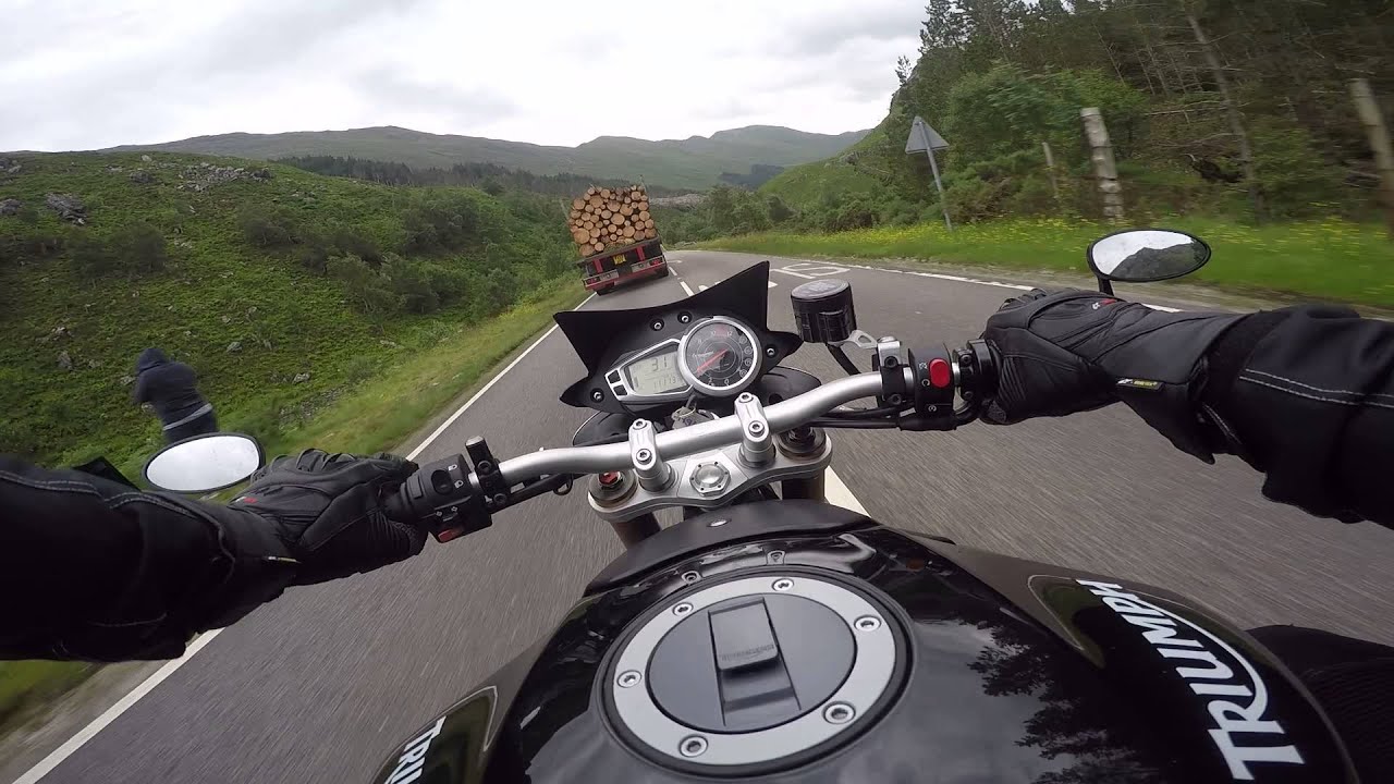 T6 Speed Triple - Dornie to Loch Cluanie (A87 part)
