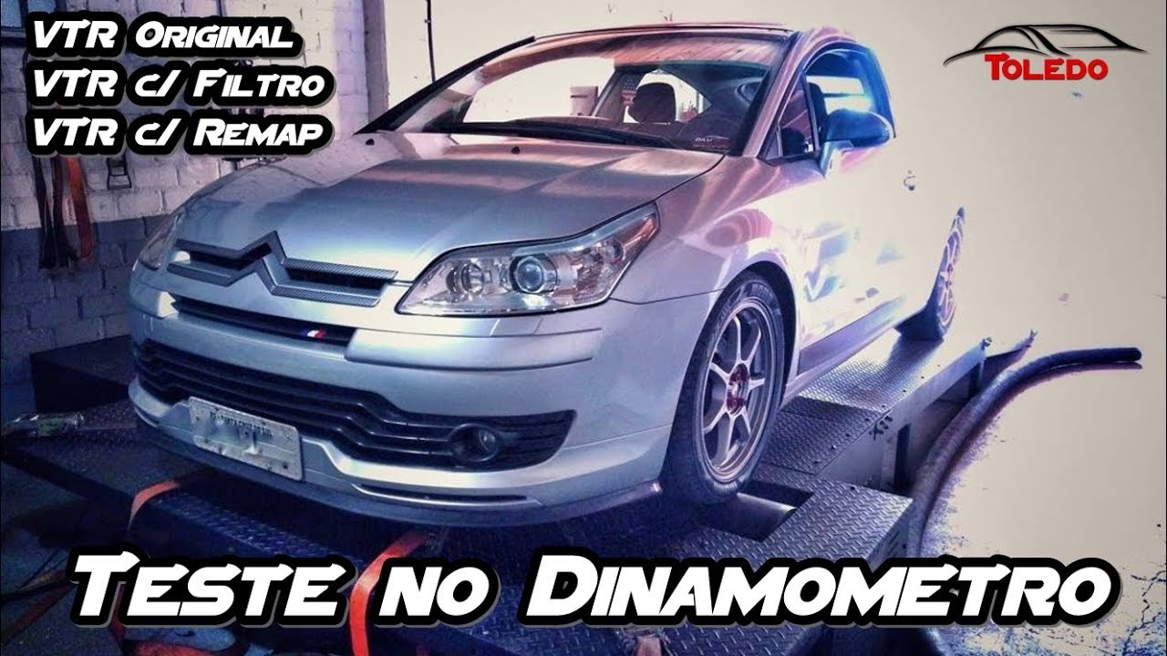 Teste no Dinamômetro - VTR Original x VTR c/ Filtro x VTR c/ Remap