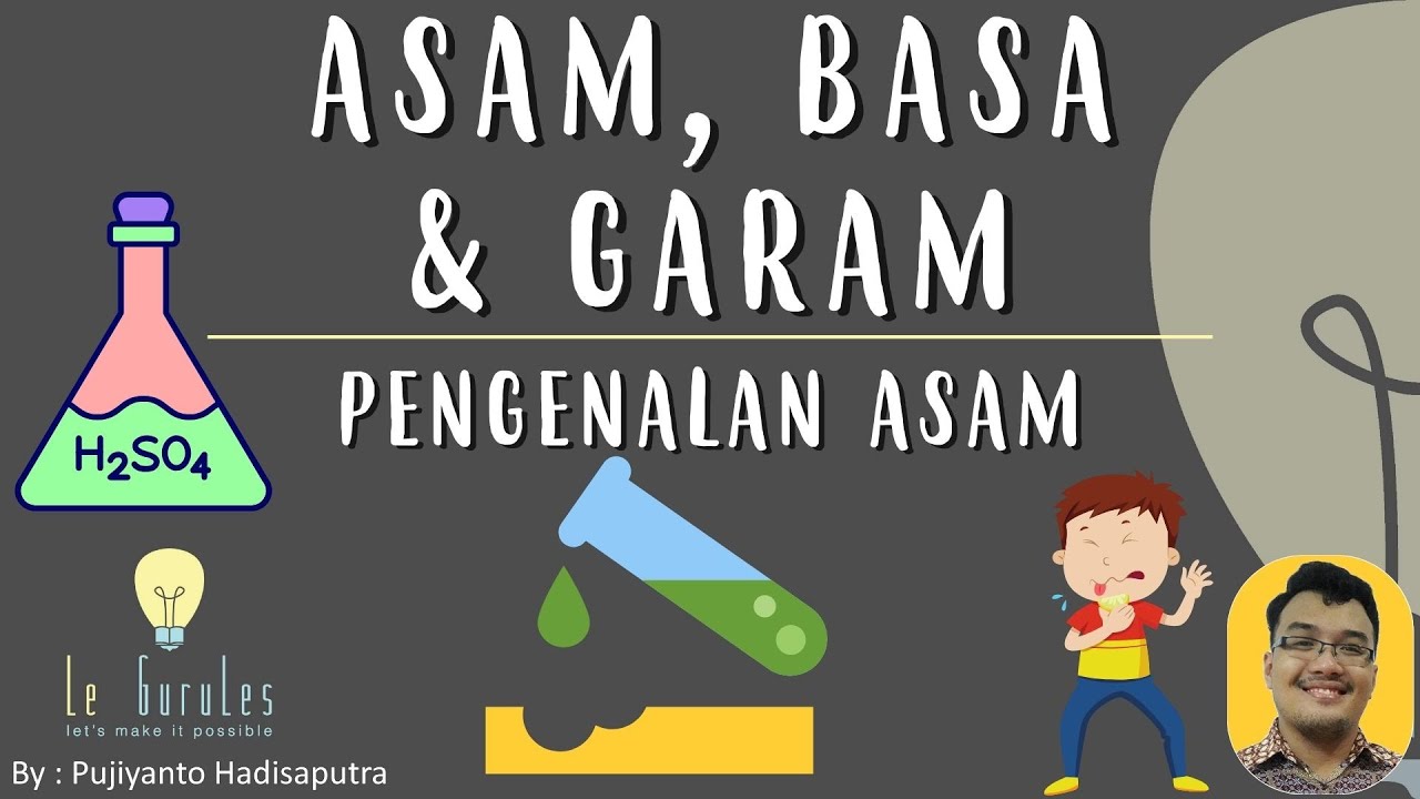 Fisika SMP - Asam Basa (1) - Definisi Asam, Sifat Asam, Contoh Asam