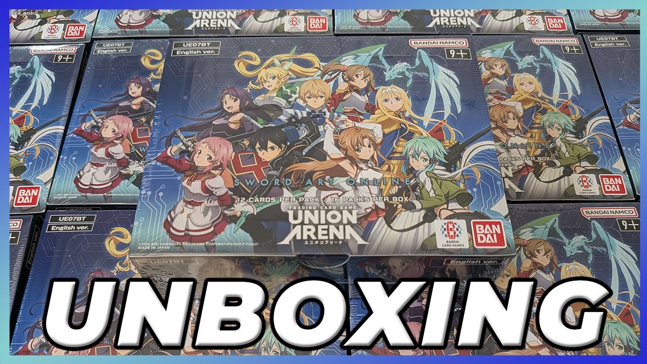 Union Arena One Sword Art Online Unboxing - Case Hits Included At The End! | North America Version