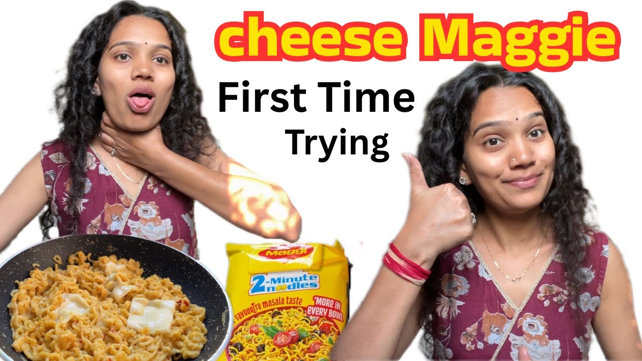 Cheese Maggie | First Time Try केली Cheese Magggie | मी काय केली चूक मला सांगा Please #maggi 