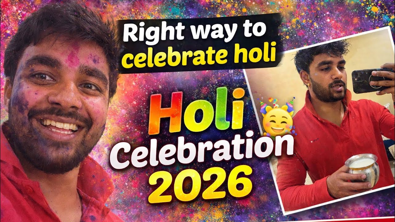 Holi pe esa hoga socha nahi tha 😭 | Bhang banane ka sahi tarika 🤣 | Holi Vlog 2026