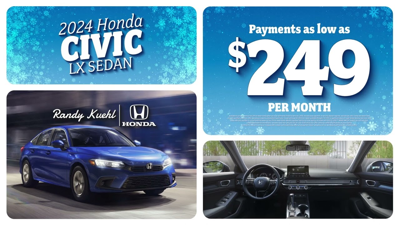 Randy Kuehl Honda - Winter Civic Lease :15 2024