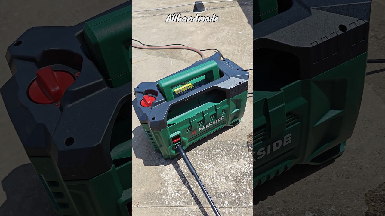 Parkside Silent Pressure Washer in Action #parkside #tools