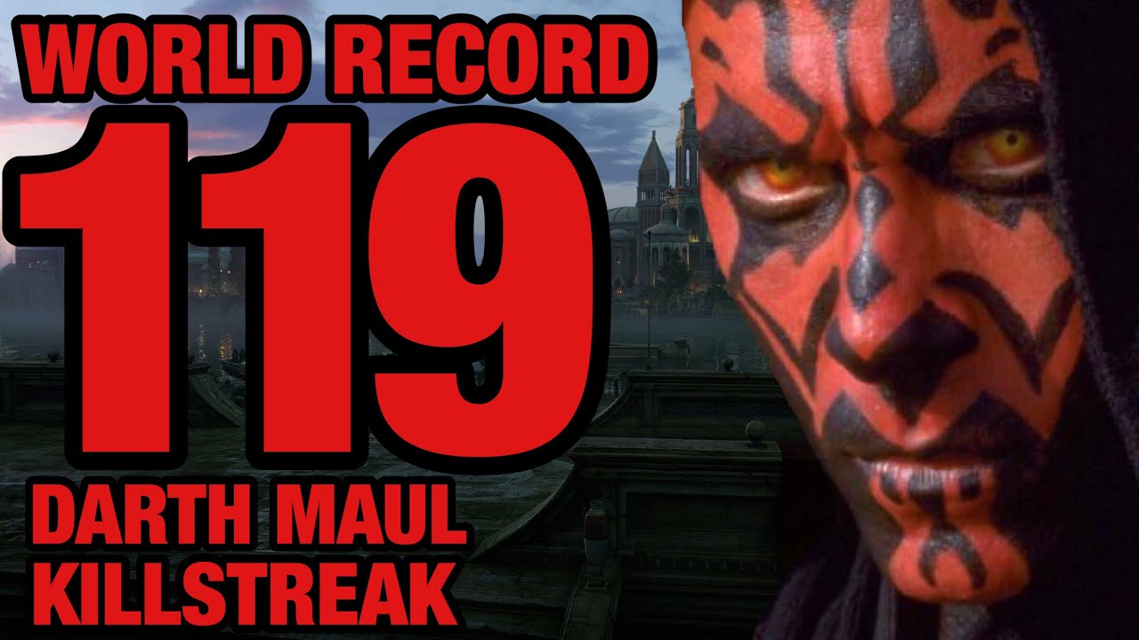 119 DARTH MAUL KILLSTREAK IN 13 MINUTES STAR WARS BATTLEFRONT 2