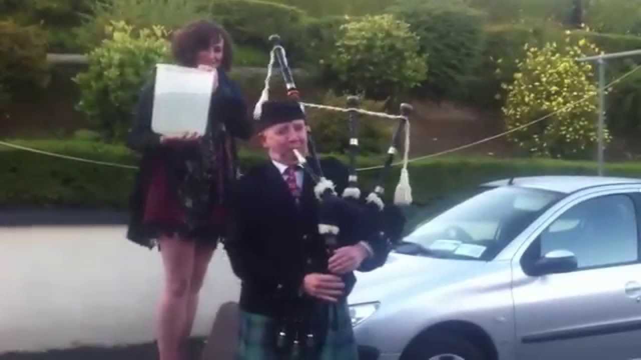 Donegal Piper does the Ice Bucket Challenge