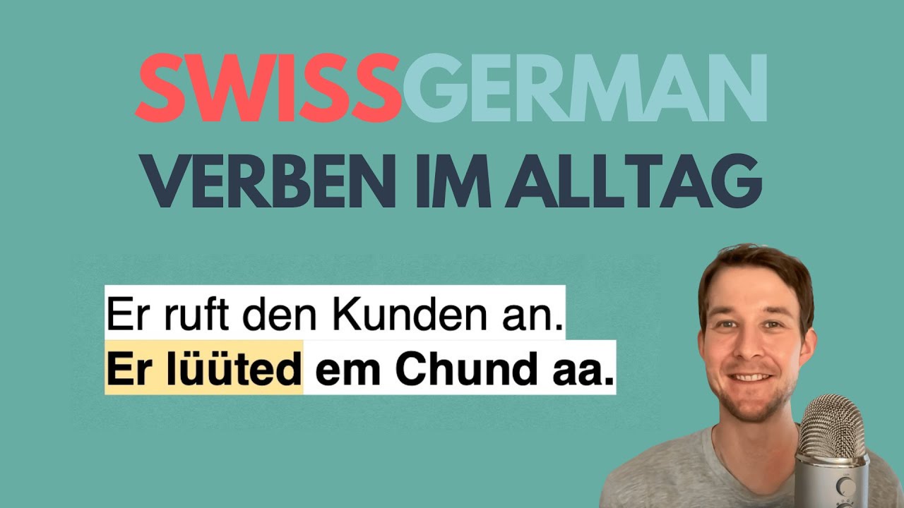 Schweizerdeutsch lernen mit 10 Alltagsverben – Teil 4 (Verben 31–40 erklärt mit Beispielsätzen)