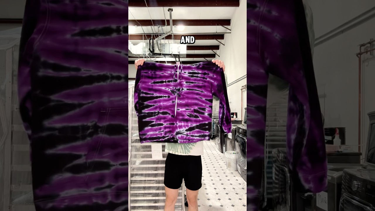 The trials and tribulations of tie dye designs 😔 #JakesTieDye
