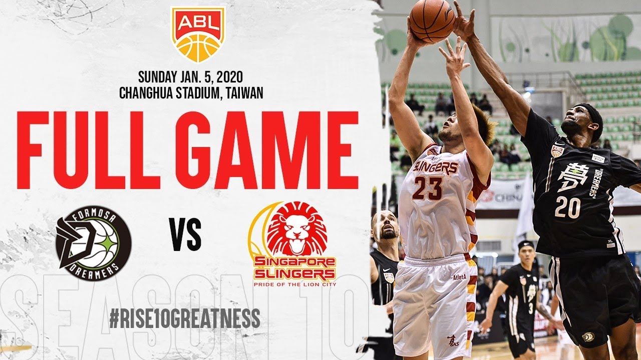 Formosa Dreamers v Singapore Slingers | FULL GAME | 2019-2020 ASEAN Basketball League