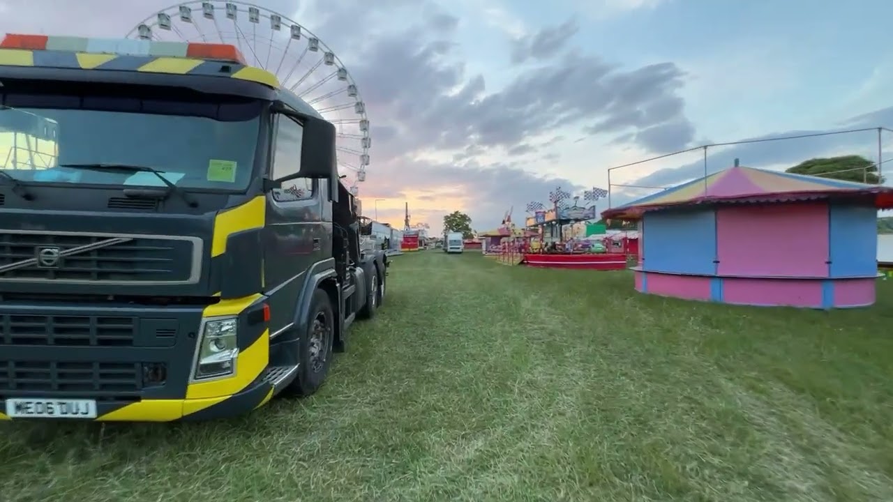 The Hoppings build up and pull on vlog 7