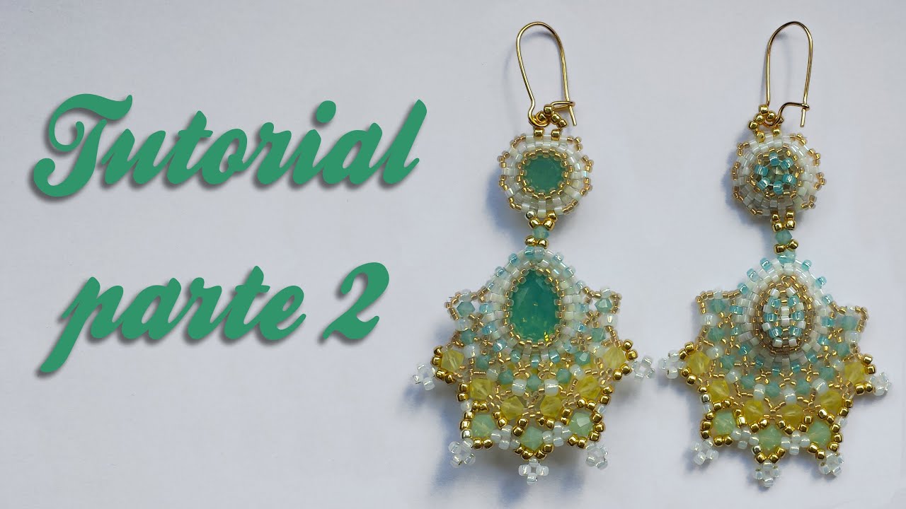 Tutorial Flamenco Earrings - Parte 2 DIY- Orecchini con biconi Swarovski