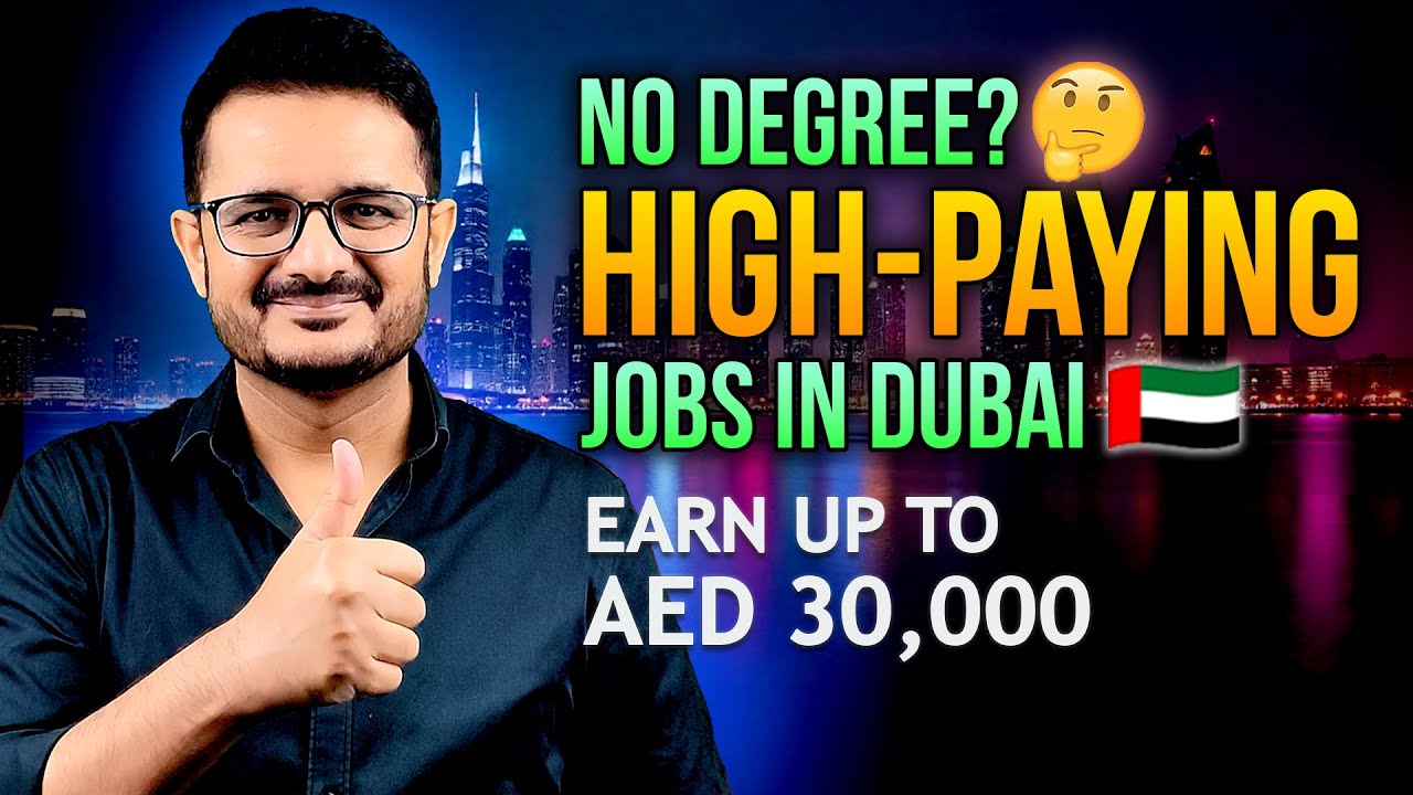 Top 12 High Paying Jobs in Dubai Without a Degree! 💰 | Earn Big in Dubai 🌍