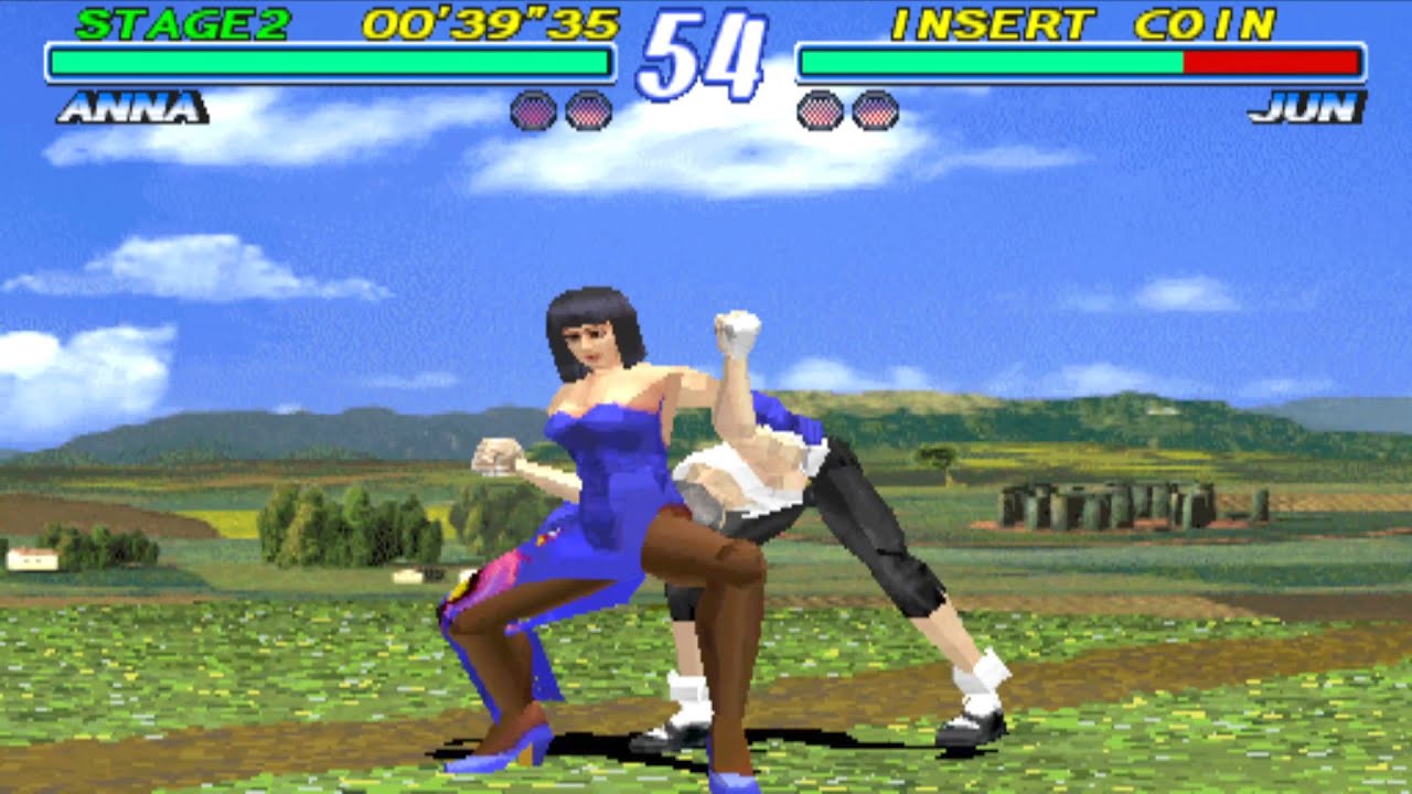 Tekken 2 VER.B [Arcade] - play as Anna Williams