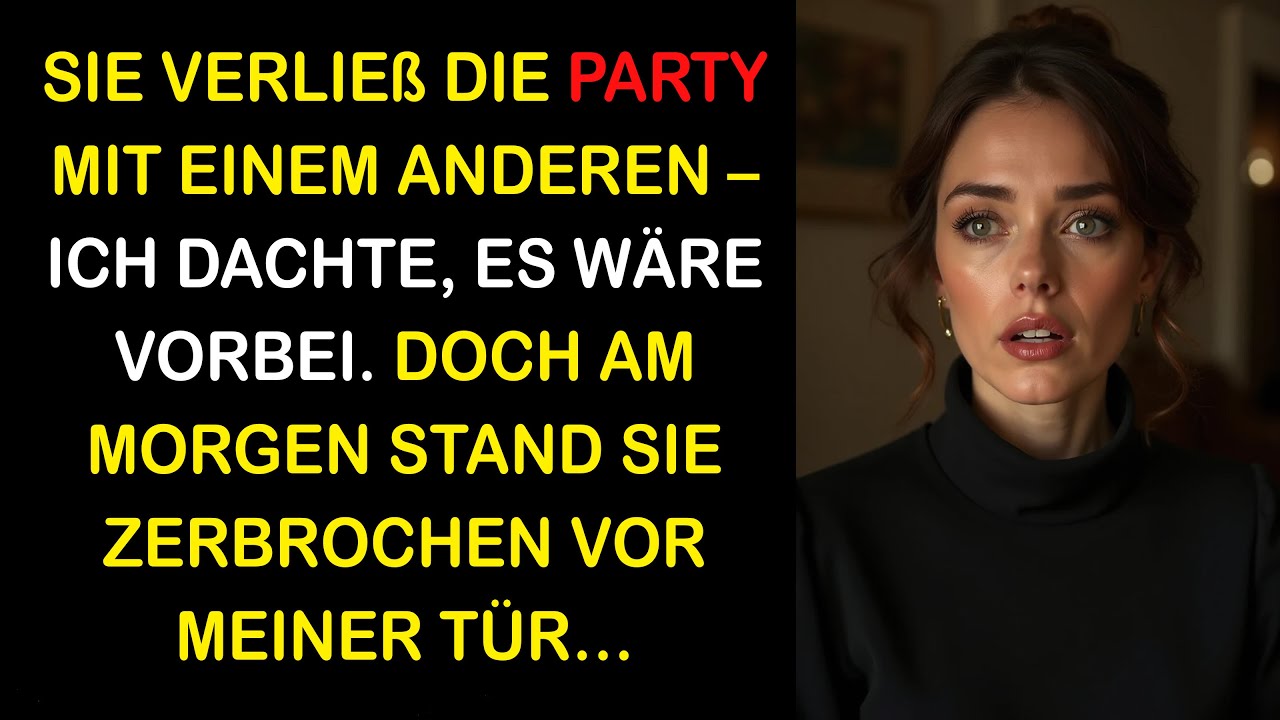 Auf der Party lachte sie mit einem anderen – am Morgen kam sie weinend zu mir zurück.