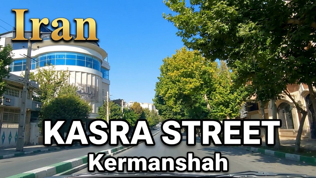 Iran,kermanshah, Kasra Street And the neighborhood of the rich