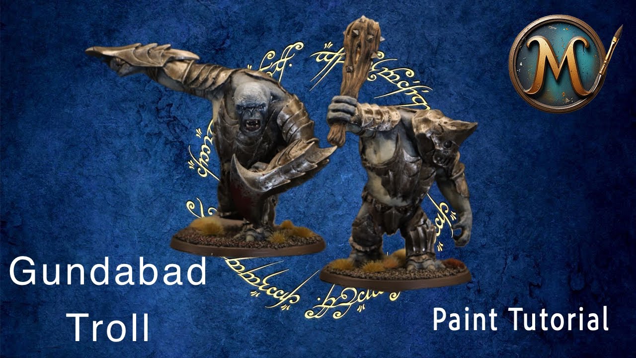 How to paint Gundabad Trolls | Lord of the Rings MESBG Painting Tutorial