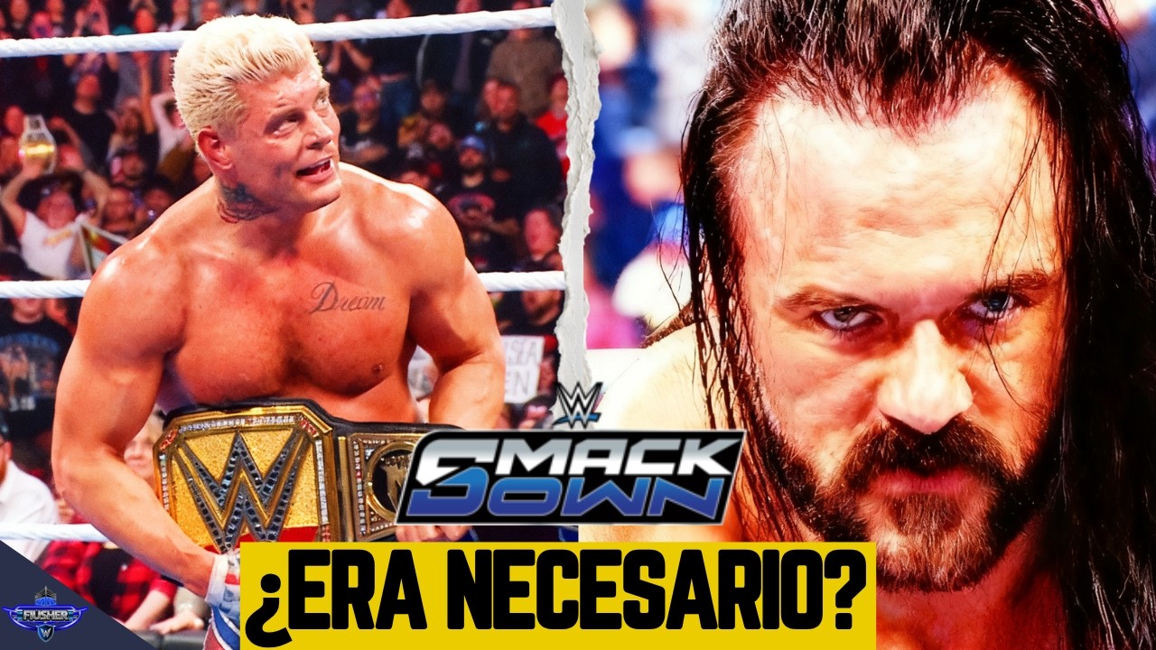 Cody Rhodes DERROTA a Drew McIntyre y vuelve a ser campeon | WWE SmackDown 06 de marzo 2026