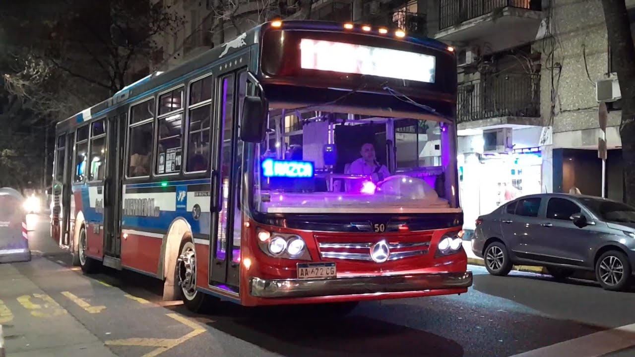 Línea 110 interno 50! (Favorito GR II, Mercedes-Benz OH 1621L -SB) Junio 2024 (2 clips)