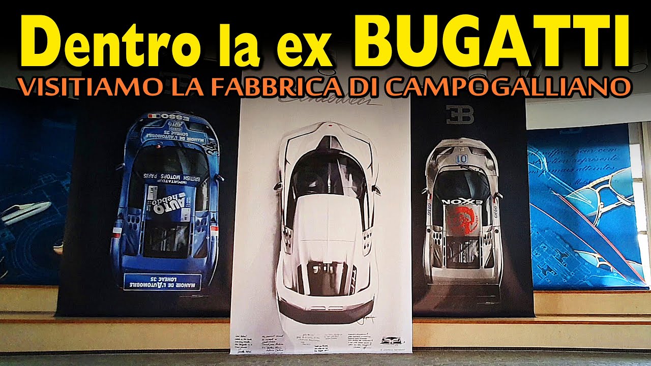 La fabbrica blu della Bugatti Italiana