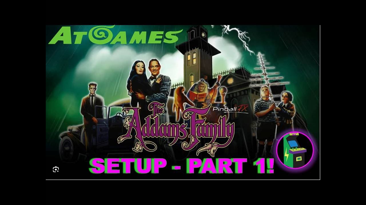 Atgames 4KP Pinball: The Addams Family Setup Part 1 - Unboxing!