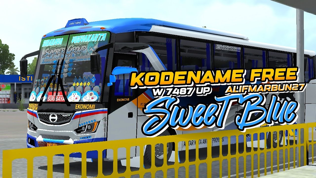FREE MBOIS!! LIVERY SUMBER SELAMAT SWEET BLUE87 W 7487 UP | KODENAME DISCOVERY 3 ALIFMARBUN27