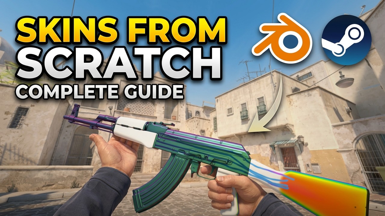 CS2 Weapon Skins From SCRATCH (Complete Walkthrough)