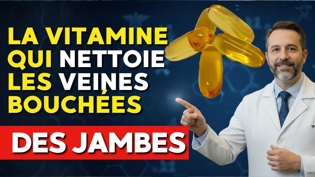Découvrez la VITAMINE qui DISSOUT les CAILLOTS dans vos JAMBES