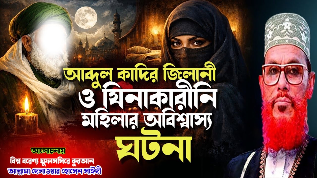 আব্দুল কাদের জিলানী ও এক জিনাকারী মহিলার অবিশ্বাস্য ঘটনা | আল্লামা দেলাওয়ার হোসেন সাঈদী