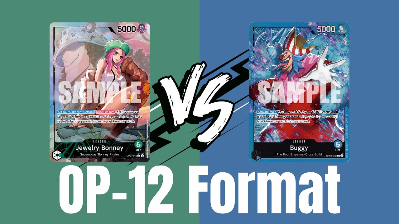 [OP-12] Green Bonney vs Blue Buggy! One Piece TCG