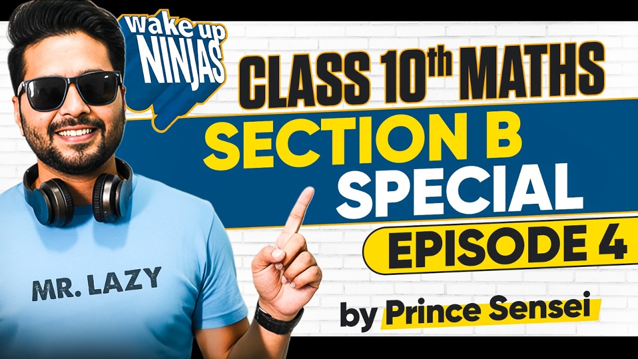 Class 10th MATHS LIVE🔥 | Most Important Questions + PYQs | Boards 2026 by Prince Sir