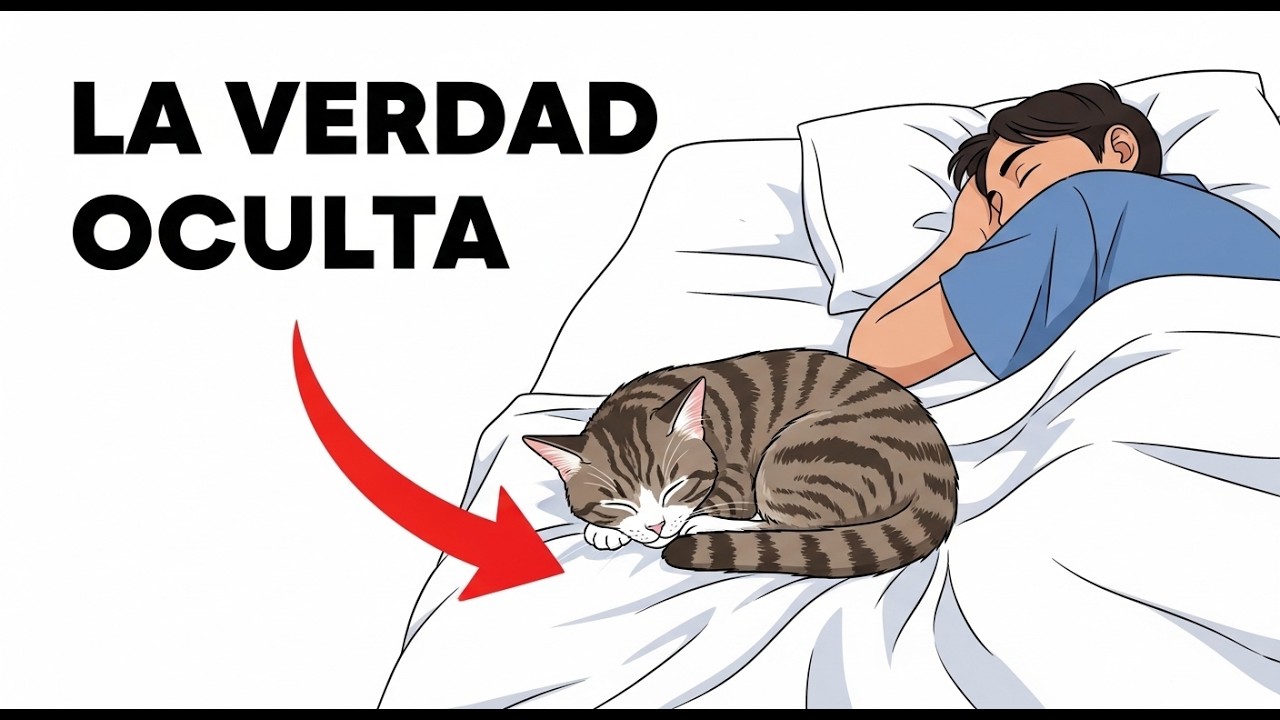Si tu gato duerme a tus pies, aquí está la verdad