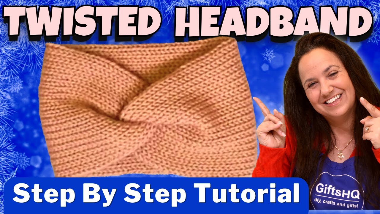 Easy Beginner Twisted Headband: Sentro/Addi Knitting Machine Tutorial