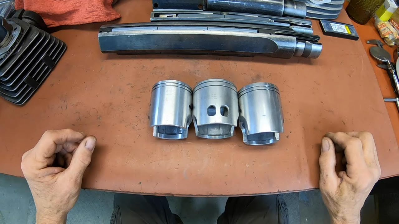 Kawasaki Suzuki Yamaha pistons, Boring TS185 Suzuki
