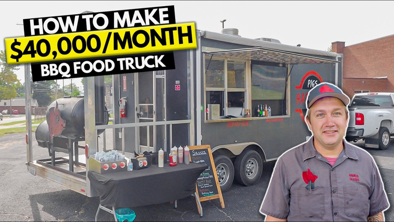 How to Start $40K/Month BBQ Food Truck Business