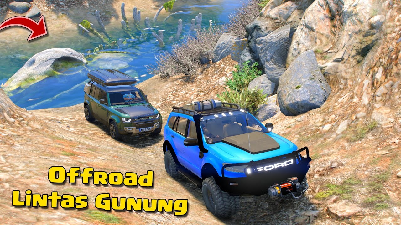 OFFROAD JALUR BARU LINTAS GUNUNG SERAM ADA FOSIL MISTERIUS DI GTA 5