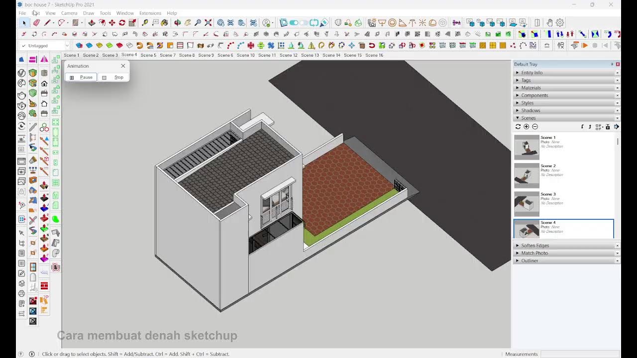 Desain Rumah Gen Z Ukuran 5 x 12