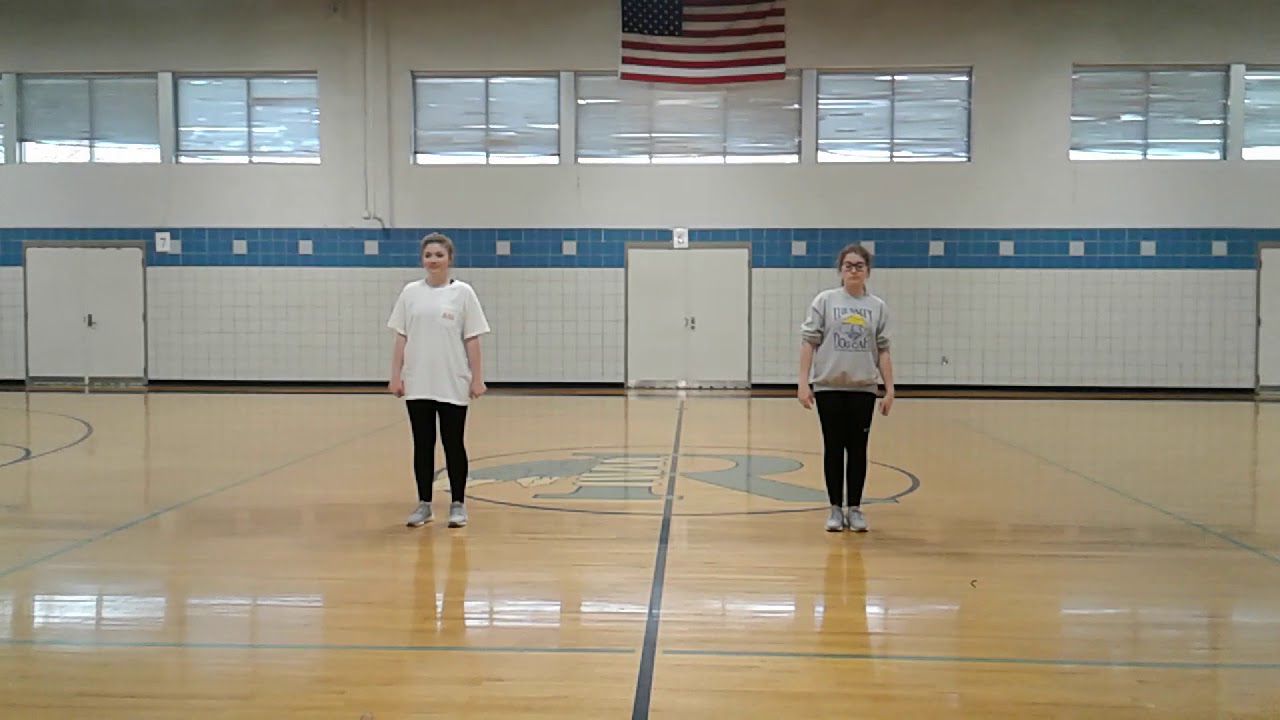 Robinson middle school dance team tryouts 2018 pt.1