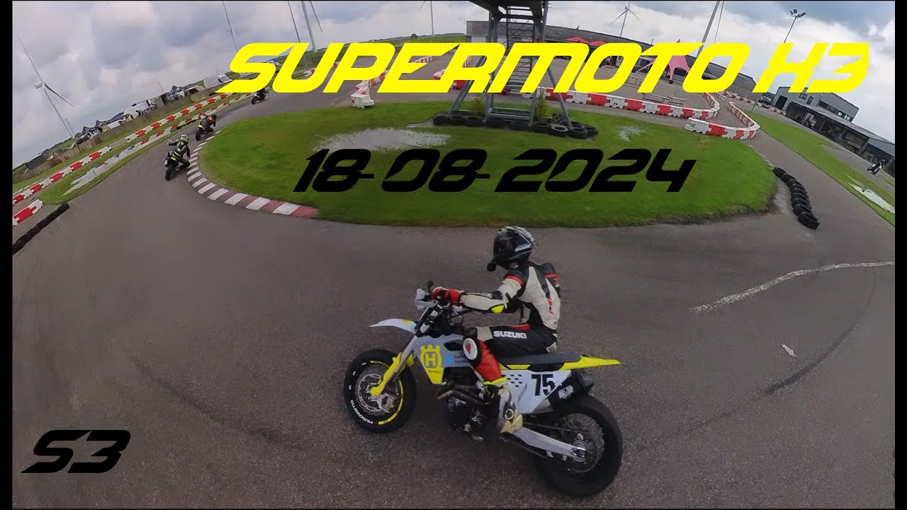 Supermoto Pottendijk FS 450 - Session 3 Full - Insta 360 X3 - RAW No Edit