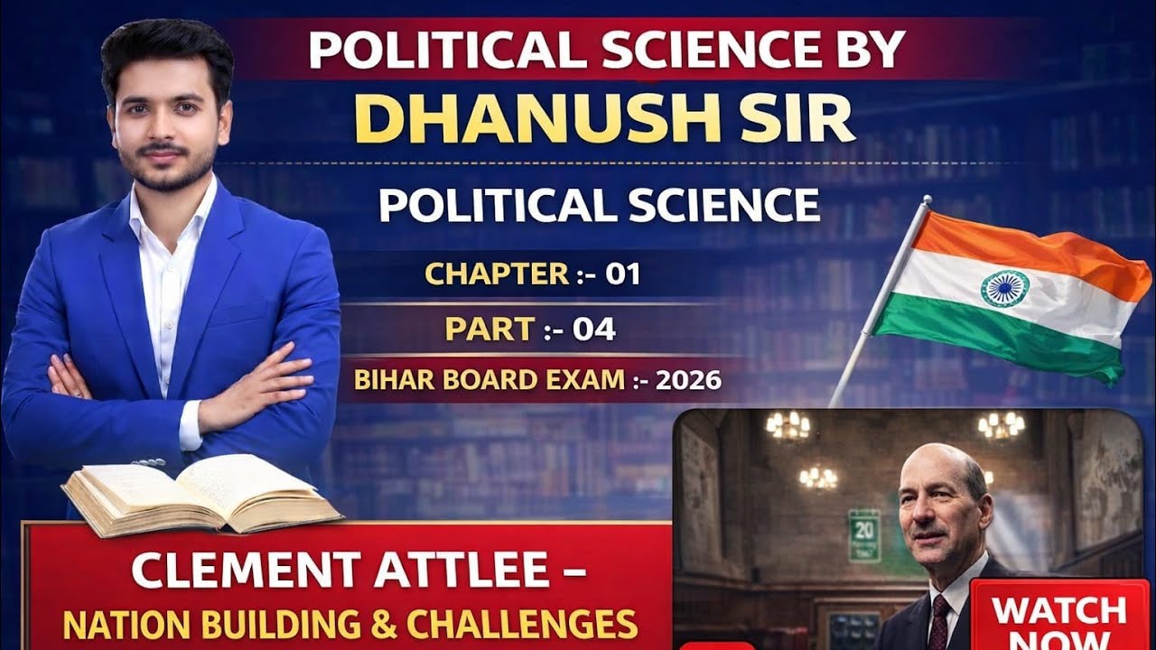 BIHAR BOARD EXAM-2026II POLITICAL SCIENCE II CHAPTER -01II THEORY AND VVI OBJECTIVE