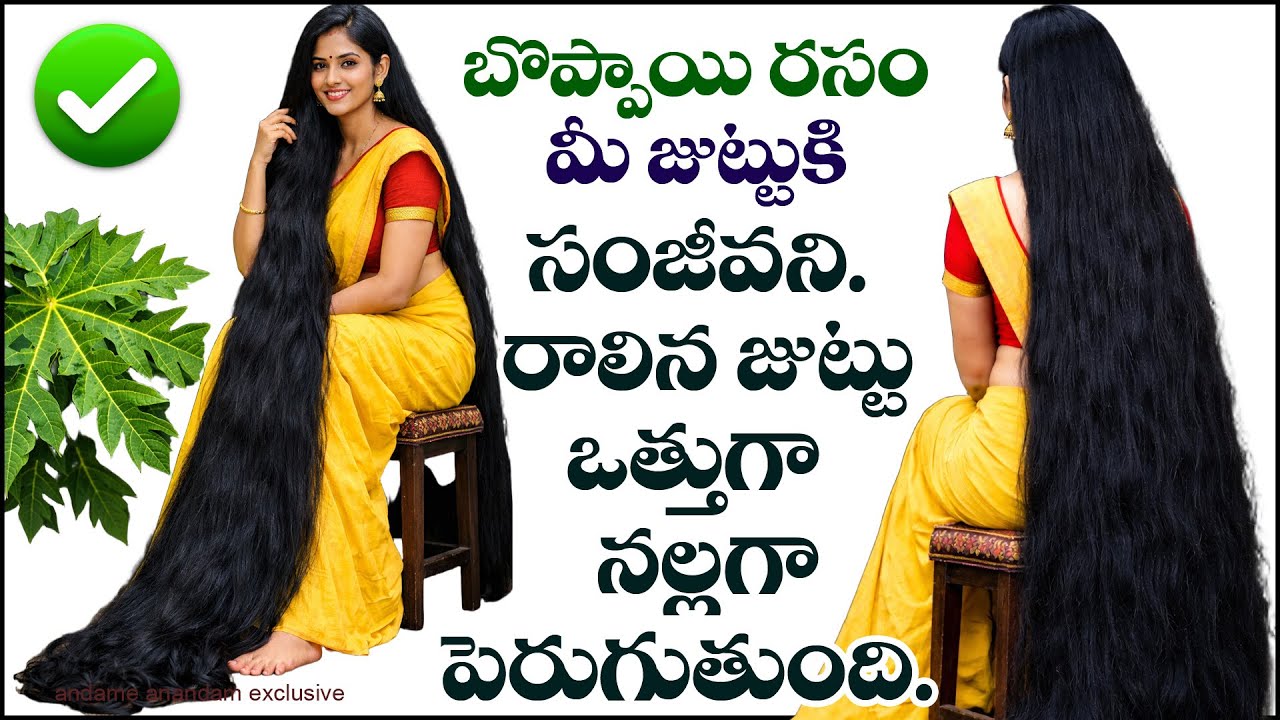 “బొప్పాయి సీక్రెట్ హెయిర్ రమిడీ — జుట్టు రాలడం స్టాప్!” ఒత్తుగా, పొడుగ్గా పెరుగుతుంది!”
