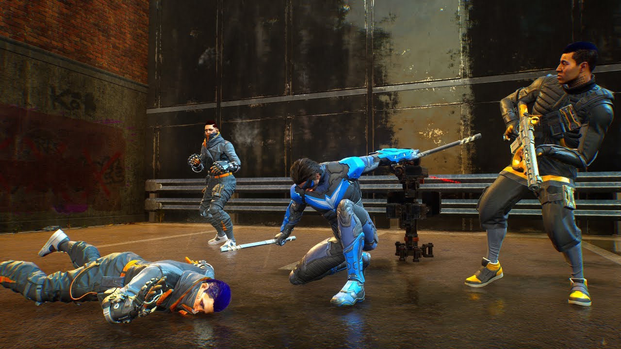 GOTHAM KNIGHTS - (Nightwing) Stealth Takedowns & Aggressive Combat
