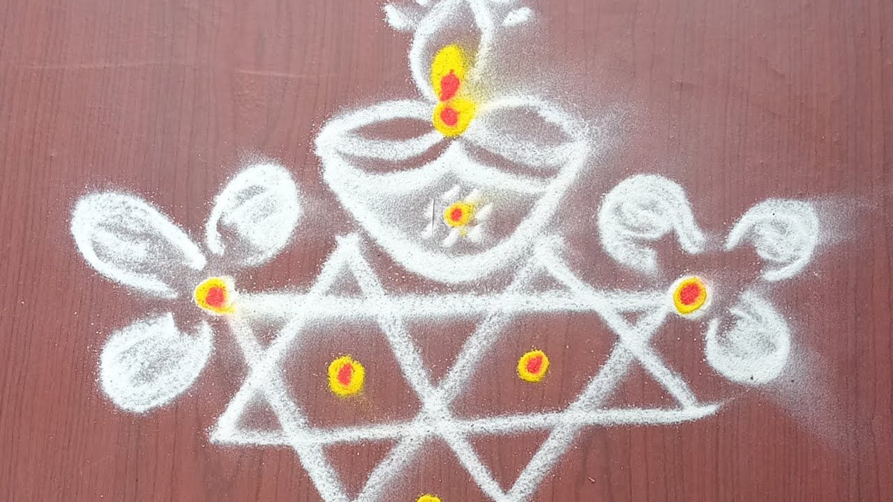 7 Days 7 Easy&Simple daily kolam design for Beginners@Malathi Rangoli Design#trending#kolam#muggulu