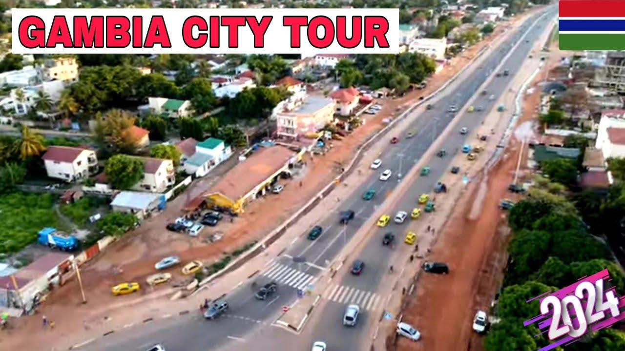 West Africa’s Gambia Latest City Tour & Oic  Road Updates | Tour Covering Major Markets & Roads